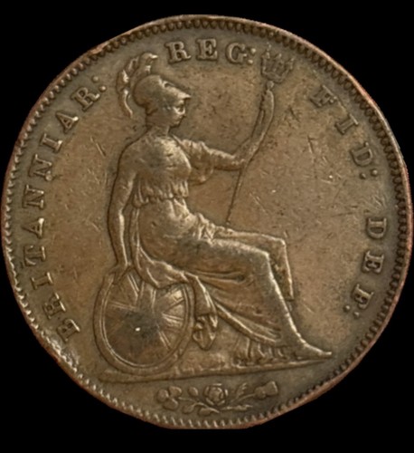 1855 queen victoria - 1, penny
