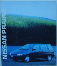 Nissan Prairie 1989-90 Original UK Sales Brochure