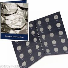 DISCONTINUED Olympic 50p Collector Coin Album for 29 Coins & Completer Medallion