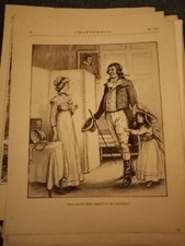 Di13   1910 book plate picture betsy and her father in the schoolroom 