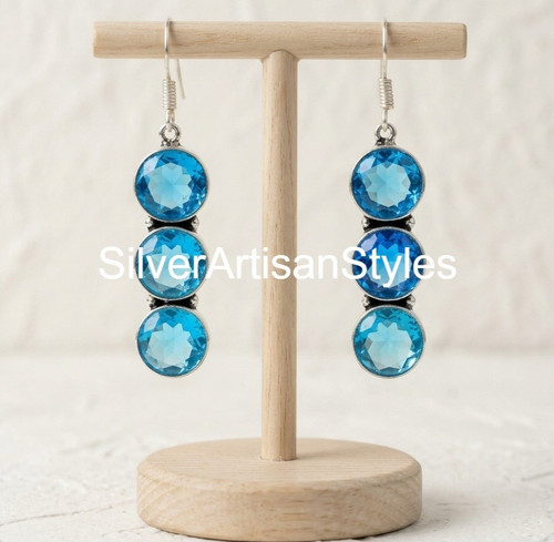 Swiss blue topaz gemstone - swiss,