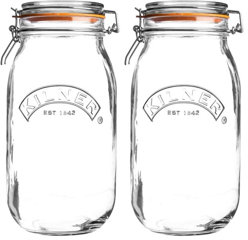 Kilner clip top jar litre - clip,
