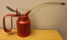 Vintage Halfords Red Oil  Pump