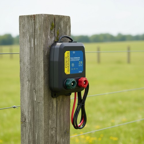 Durable electric fence - fence, charger