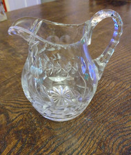 Vintage Crystal Jug / Pitcher