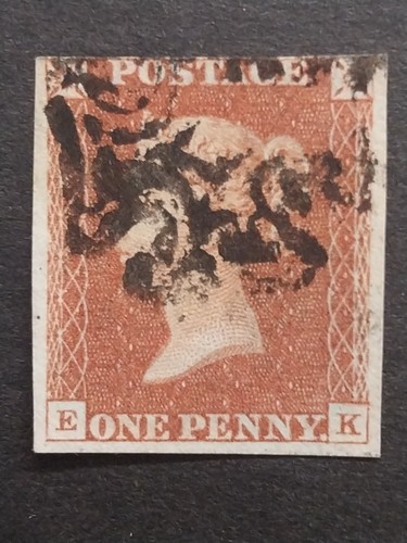Sg8 penny red letters - 1d,