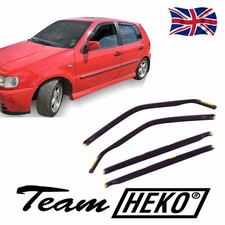 Heko Wind Deflectors For VW Polo 6N / 6N2 5-Door 1994-2002 4PC Tinted