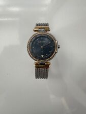 Mens Philippe Charriol  Blue Dial 27mm Qz Watch Used (Nearly New Condition] 