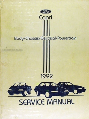 1992 mercury capri and xr2 - capri,