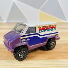 Vintage Tonka Mcvan -1986 Purple Rare - Pressed Metal Toy 1980s