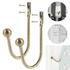 2X Sturdy Window Curtain Hold