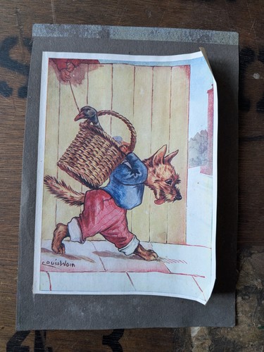 Louis wain antique - wain, colour