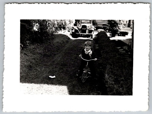 Vtg snapshot boy riding - vtg,