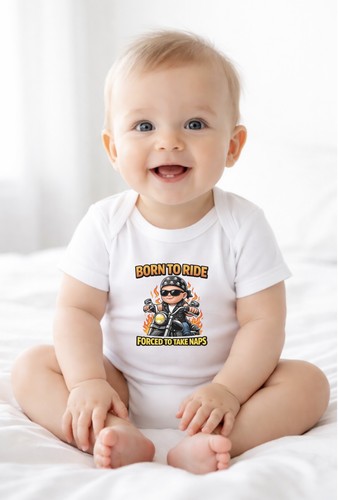 Born ride baby bodysuit - ride,