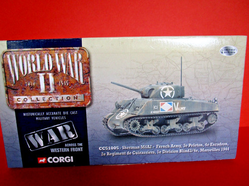Corgi sherman tank - corgi,