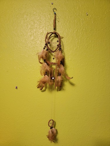 Vtg dream catcher brown - vtg,