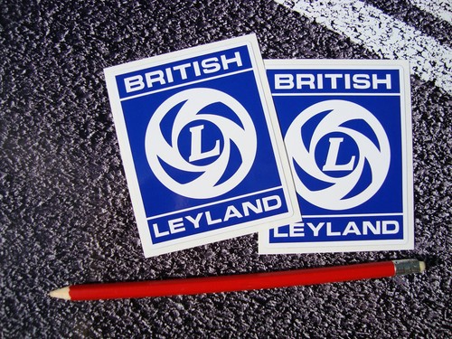 British leyland logo stickers - leyland,