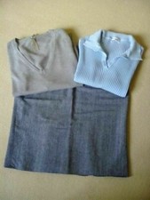 Ladies Clothes Bundle 1 Skirt Size 18 1 Jumper 16-18 1 Jumper  14-16.