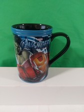 Disney Store Marvel Avengers 20 oz Large Ceramic Mug  Thor Hulk Iron Man 2012
