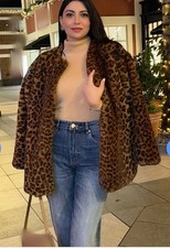 Zara Animal Print Faux Fur