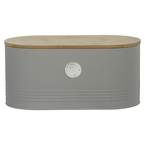 Bread bin vintage grey - bin,