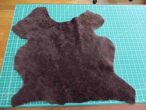 Dark brown thick curly - thick,