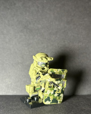 1x LEGO® Minifigures: Camouflage Military Army Military MiniFigure (Custom Made)
