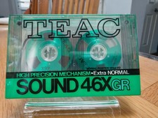 Teac 46X Gr reel to reel  audio cassette blank tape sealed Made in Japan