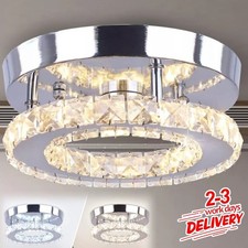 Modern LED Crystal Ceiling