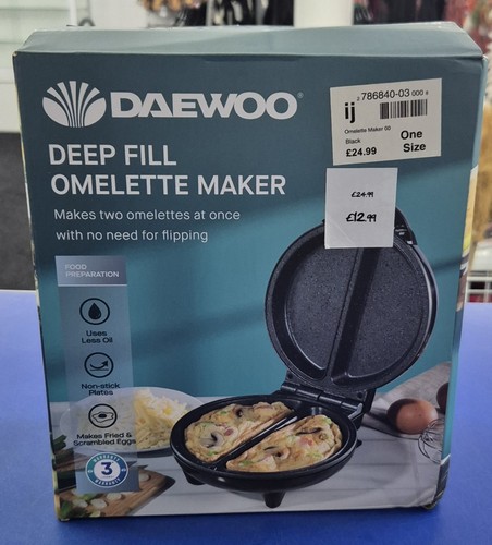 Daewoo 750w non stick omelette - daewoo,