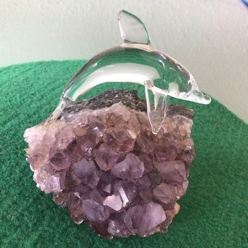 Large amethyst cluster - cluster., with