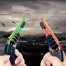 Coloured Rubber Band Toy Gun -