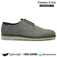 MENS LEATHER MEMORY FOAM LACE