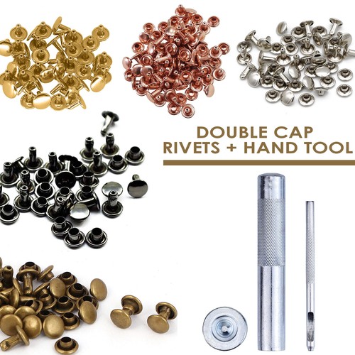Double cap rivets - double, diy