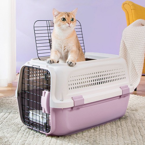 Large pet carrier box cat - carrier,