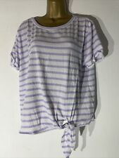 womens Next Uk 10 Purple&white