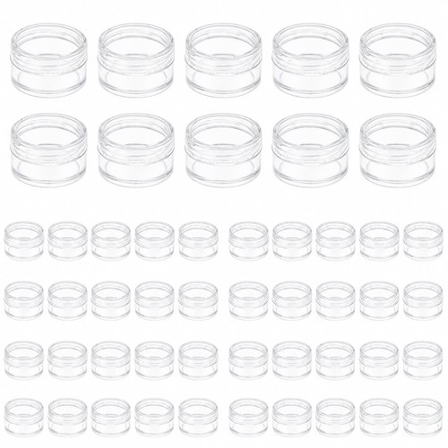 Pcs plastic cosmetic jars - cosmetic,