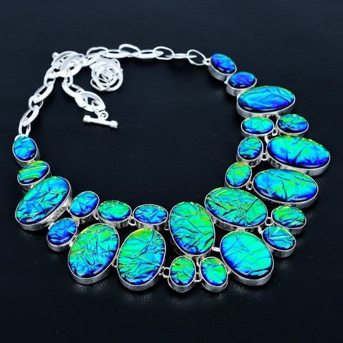 Ammolite oval gemstone - ammolite,