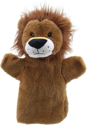 Lion hand puppet soft - soft, plush
