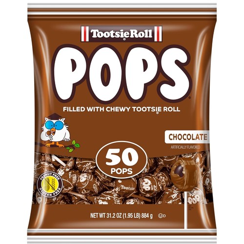 Tootsie pops chocolate - tootsie,