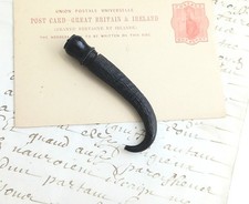 Antique Swiss chamois horn