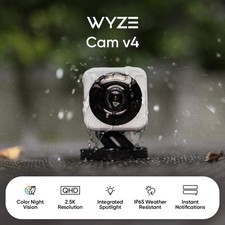 Wyze Cam v4, 2K HD Wi-Fi Smart