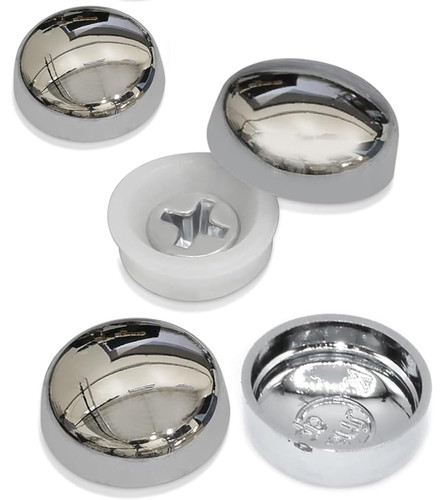 Chrome dome screw - screw, cover