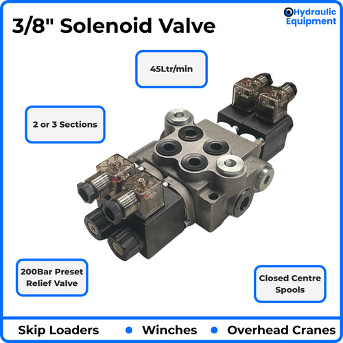 Solenoid hydraulic valve 24 - solenoid, 12/24