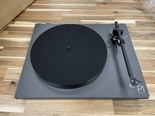 Rega Planar PL1 Plus Turntable Matt Black Boxed slight cosmetic damage