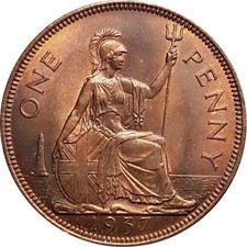 George VI 1937-1948 Penny Pick the Year