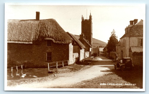 Postcard cerne abbas judges - postcard,