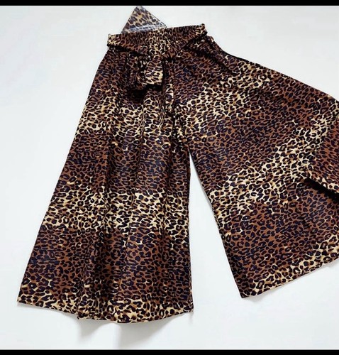 Animal print long palazzo - long,