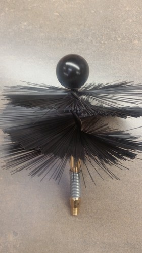 Chimney brush with - chimney,