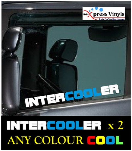 Intercooler truck decals 2 - x,